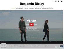 Tablet Screenshot of benjaminbiolay.com